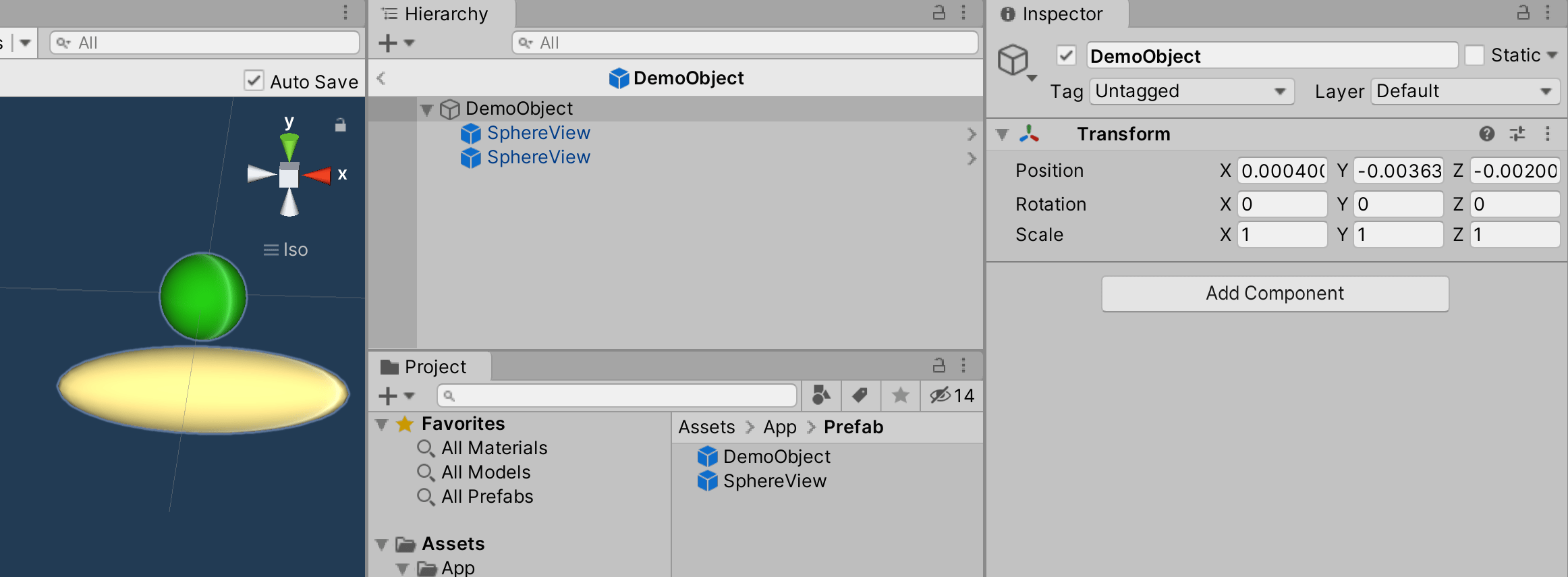 unity reference prefab script it attached to